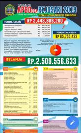 INFOGRAFIK APBDES REJOSARI 2019