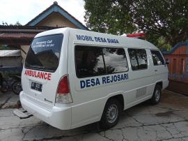 Ambulan Desa Rejosari sukseskan Program Desa Siaga