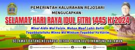 Selamat Hari Raya Idul Fitri 1445 H, Minal Aidin Wal Faidzin, Mohon Maaf Lahir Bathin.