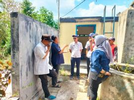 Awali program Pembangunan Sumur Bor dan Resapan di Rejosari, DPU ESDM DIY lakukan observasi lokasi.