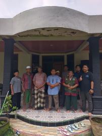 Awali tahapan pembangunan masjid di Karangpilang Kidul, perwakilan yayasan kunjungi Mushola An-Nur