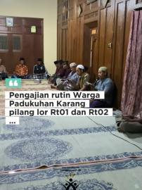 Pengajian rutin di Karangpilang Lor, sarana meningkatkan iman dan ketakwaan 
