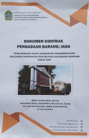 Droping material lengkap, kontrak PBJ dilunasi