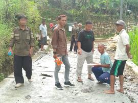 Pelaksanaan kegiatan rampung, TPK monev 6 lokasi cor blok