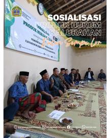 Sosialisasi produk hukum kalurahan di Padukuhan Sempu Lor