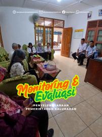 Monev penyelenggaraan pemerintahan kalurahan oleh panewu semin