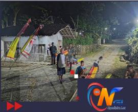 Sambut hari kemerdekaan, warga Ngadipiro Lor pasang umbul-umbul