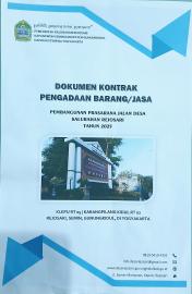 Kontrak selesai dilaksanakan, Pemkal Rejosari lunasi pembayaran
