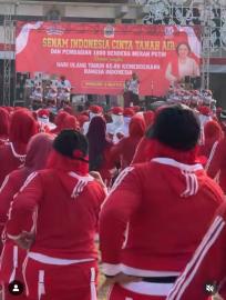 Pupuk nasionalisme, Pemkab Gunungkidul gelar Senam Sicita