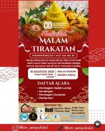 Sempu Kidul siap gelar malam tirakatan 
