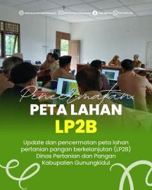 Pencermatan peta LP2B Kapanewon Semin