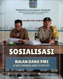 Sosialisasi Bulan Dana PMI Kabupaten Gunungkidul tahun 2025