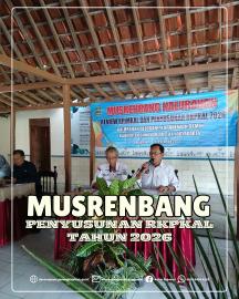 Musrenbang kalurahan rejosari, susun rencana prioritas di tahun 2026