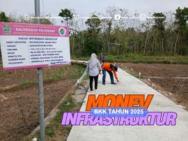 Kegiatan BKK Infrastruktur 2025 selesai dikerjakan di 4 padukuhan