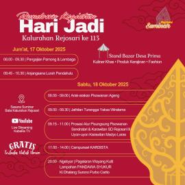 Hari Jadi ke 113, Kalurahan Rejosari selenggarakan berbagai agenda