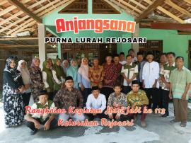 Anjangsana ke kediaman mantan lurah, rangkaian kegiatan hari jadi kalurahan rejosari