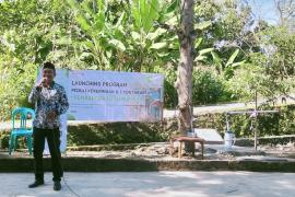 Peresmian sumur bor banyu berjalan khidmad