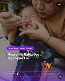 Posyandu Balita Dusun Ngadipiro Lor – 10 Maret 2026