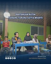 Pererat Solidaritas, Karang Taruna Satya Bhakti Kaligayam Kidul Distribusikan Seragam Baru