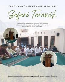 Safari Tarawih Pemerintah Kalurahan Rejosari