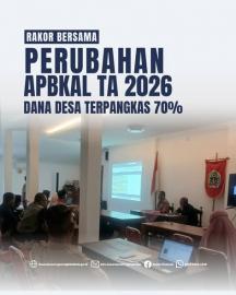Anggaran Dana Desa terpangkas hingga 70%, Pemkal Rejosari prioritaskan kegiatan wajib.
