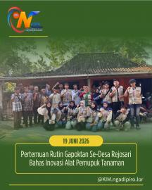 Pertemuan Rutin Gapoktan Se-Desa Rejosari Bahas Inovasi Alat Pemupuk Tanaman