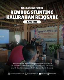 Bentuk komitmen bersama, Pemkal Rejosari gelar Rembug Stunting