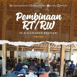 Rakor RT/RW Perkuat Sinergi dan Komunikasi