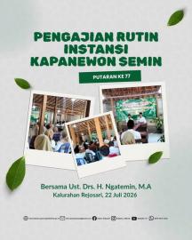 Pengajian Lintas Instansi Putaran 77 Kalurahan Rejosari